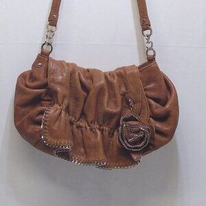 Junior Drake Gala Italian Lamb Genuine Leather Crossbody Handbag Classic VGC